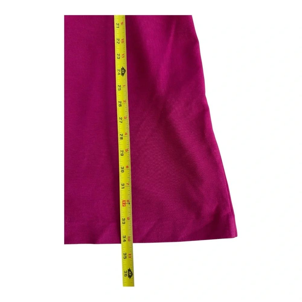 Milly of New York Magenta Bow Sheath Dress Size S - Picture 4 of 9